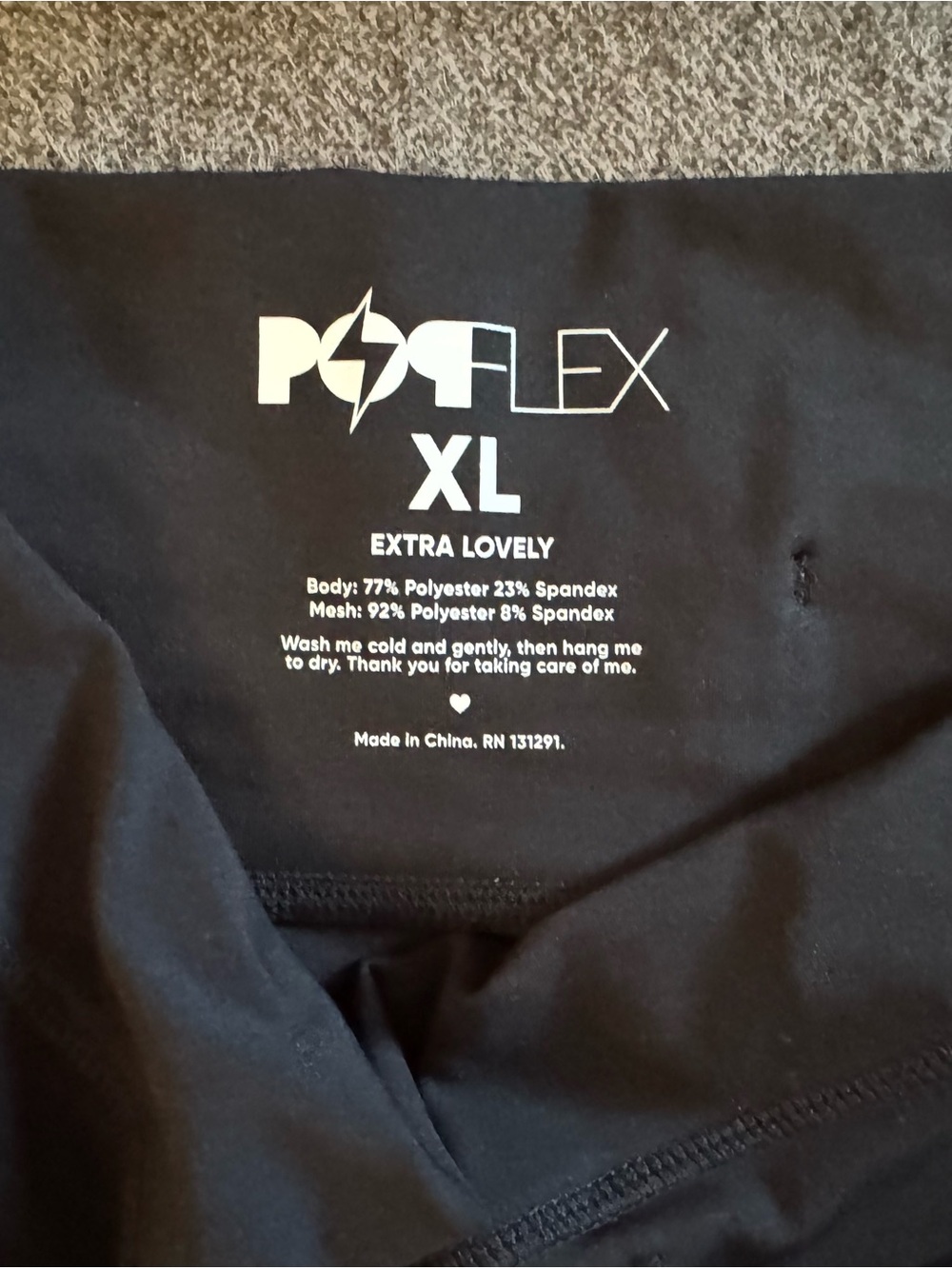 Popflex black skort - Picture 2 of 2